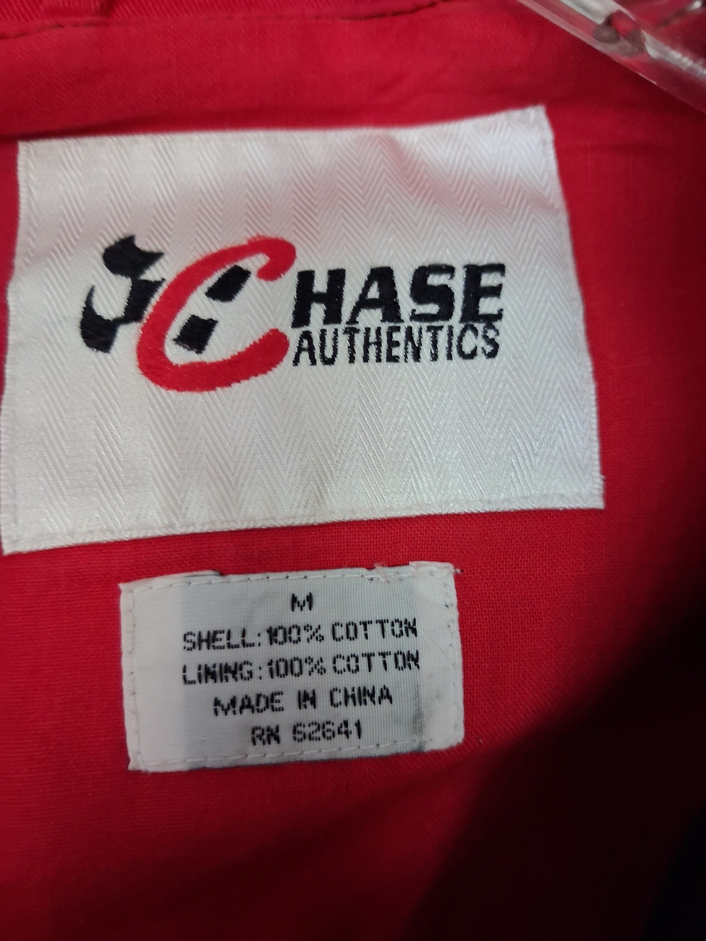 Chase Authentics Red & Black Logo Cotton Jacket - Picture 3 of 9